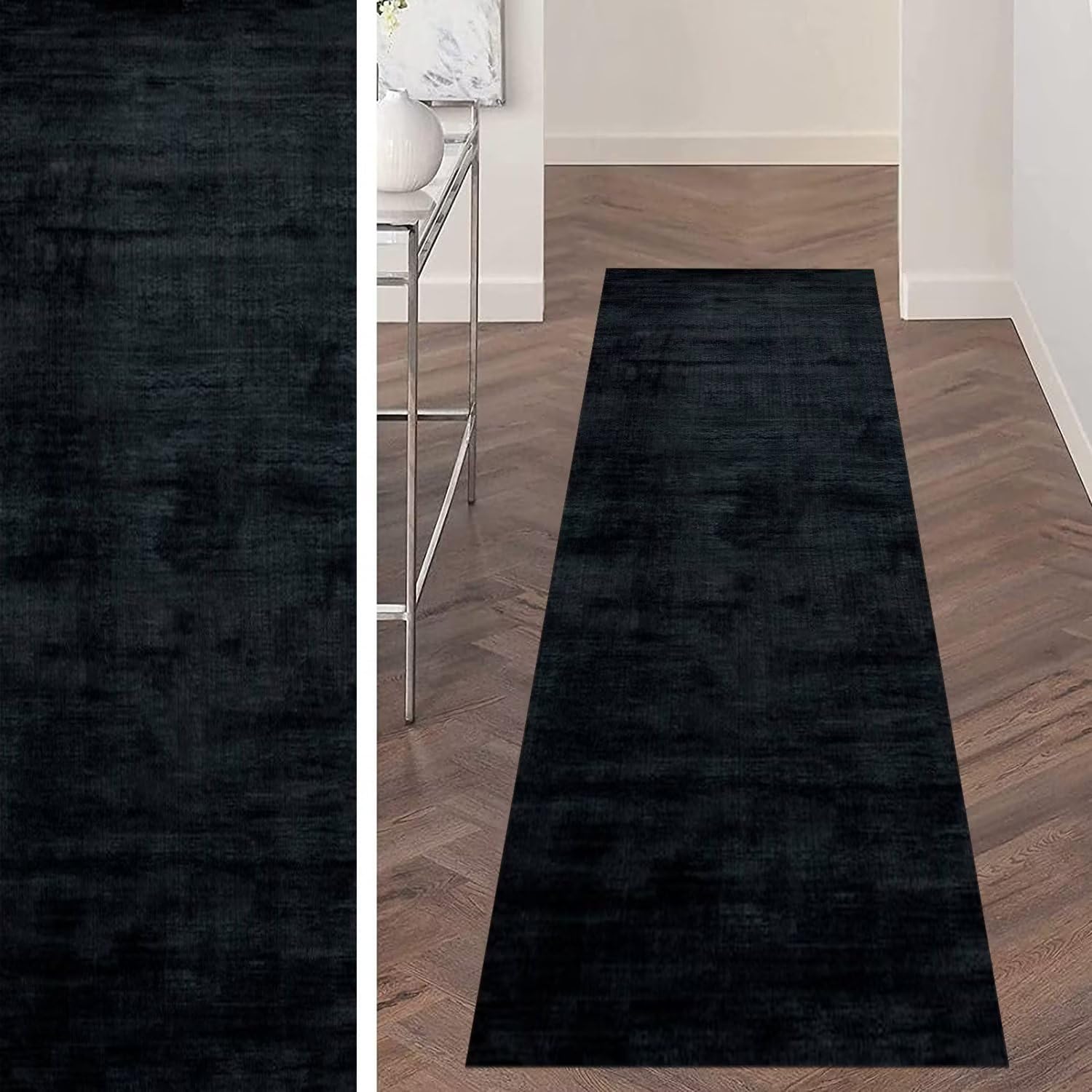 Tapis de couloir lavable 120x550 grand format pour cuisine et chambre
