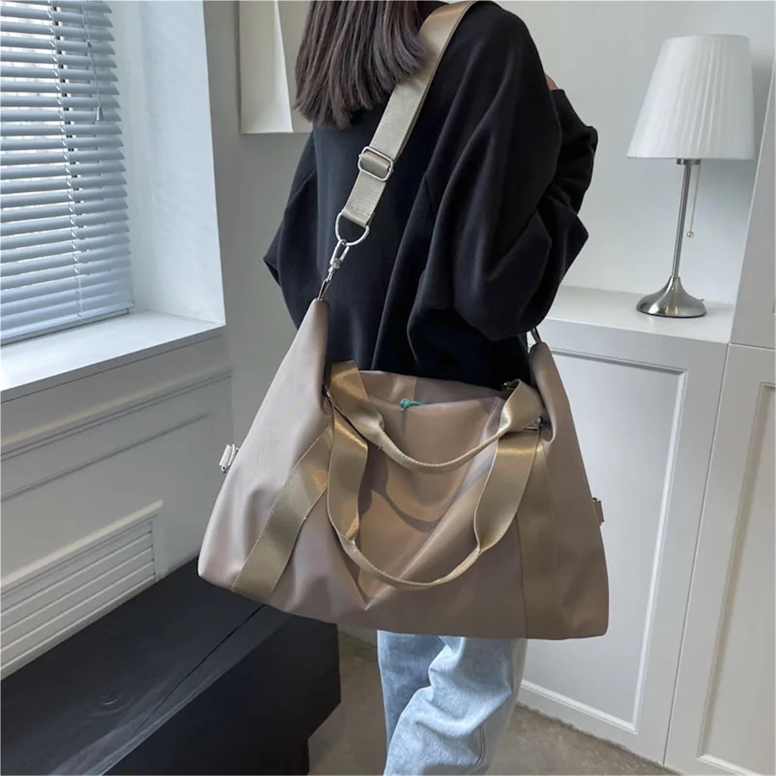 Bolsa Deporte Waterproof Oxford Cloth Handbag Women's Travel Bag Multifunction Ladies Shoulder Crossbody Bag