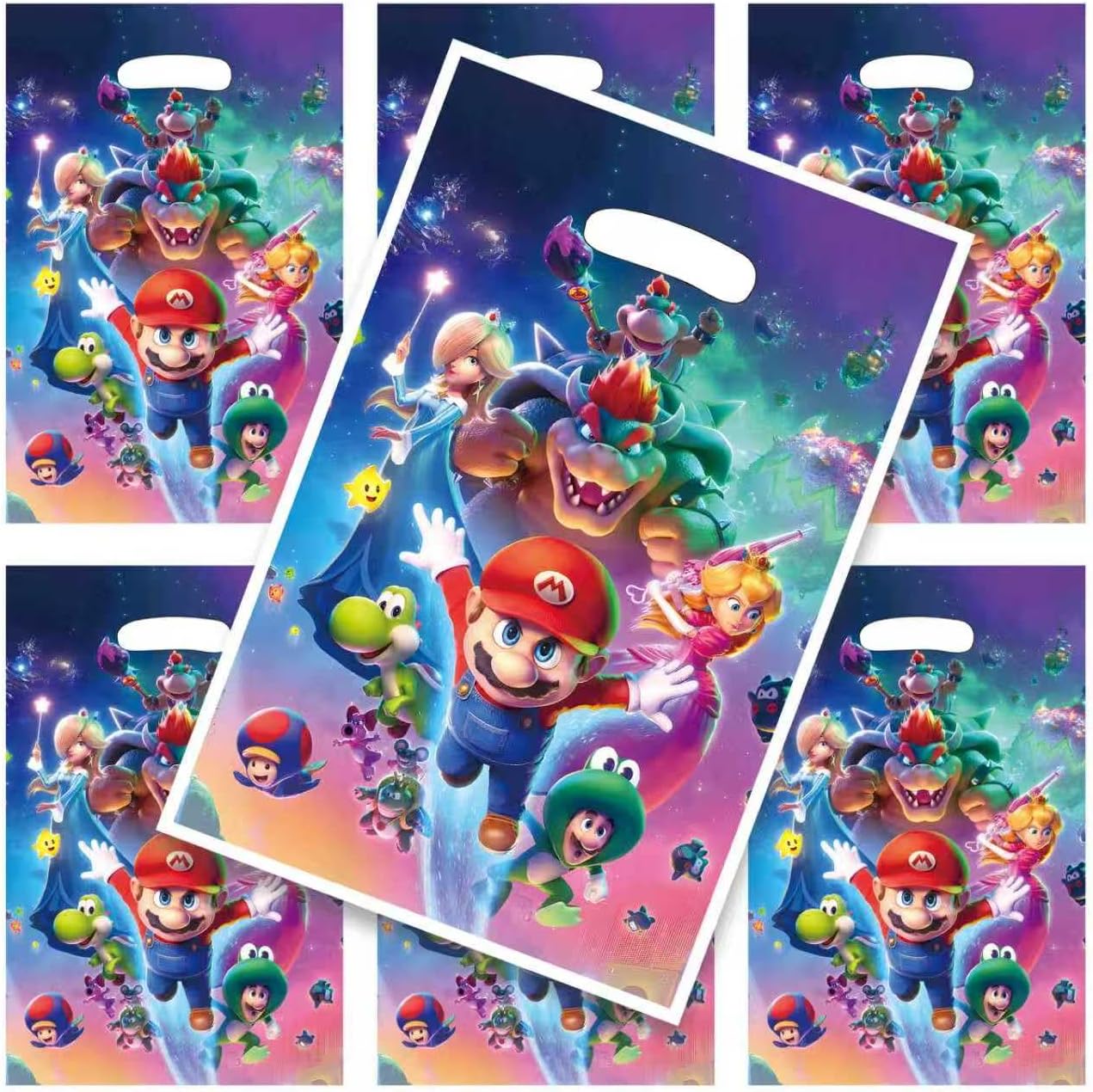 YUEERBIRD 30 PCS Themed Party Gift Bags, Party Supplies for Kids, Cute Marlo Game Themed Party, Birthday Decoration Gift Bags Suitable for Girls or Boys image 4