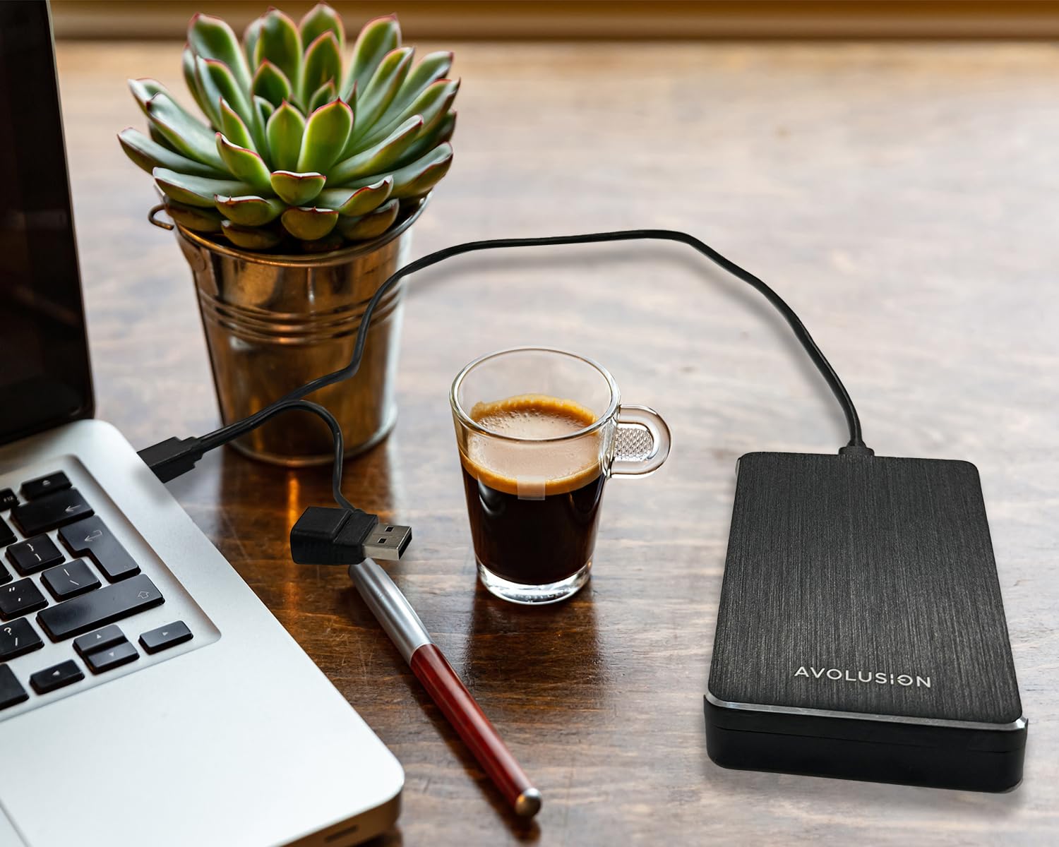 Avolusion Disco duro externo portátil M2 de 1 TB USB 3.0 (para computadora portátil con Windows/PC de escritorio)