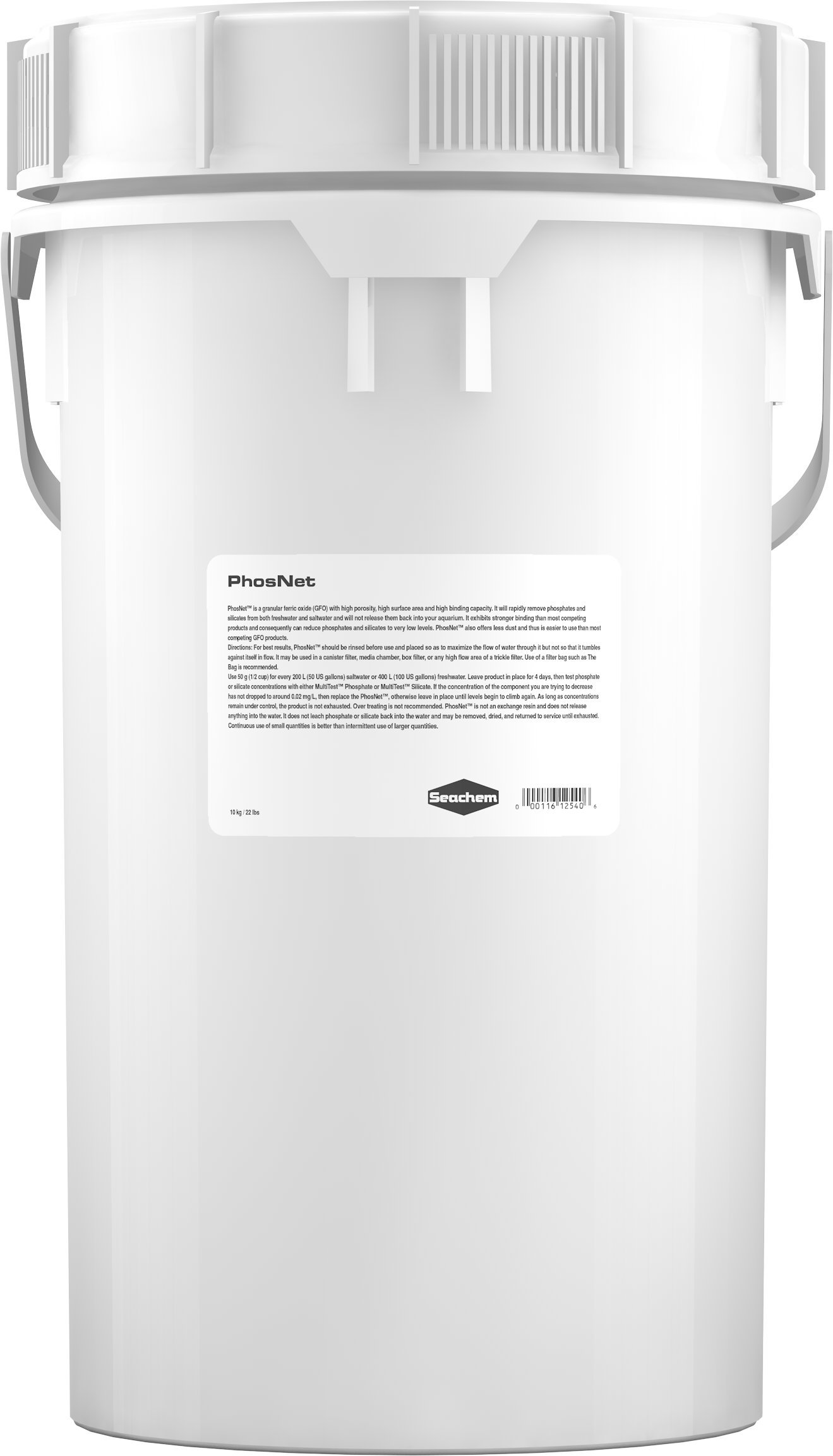 Seachem PhosNet Synthetic GFO - Phosphate & Silicate Remover for Fresh and Salt Water 10kg/22lb
