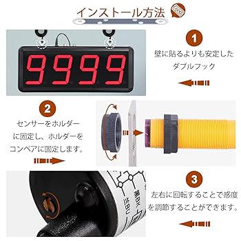 佐藤データカウンター Amazon.co.jp: JIAWANSHUNデジタル赤LEDカウンター 自動