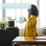 Watering Can for Indoor Plants, Small Watering Cans for House Plant Garden Flower, Long Spout Water Can for Outdoor Watering Plants 1.8L 60oz 1/2 Gallon (Green)