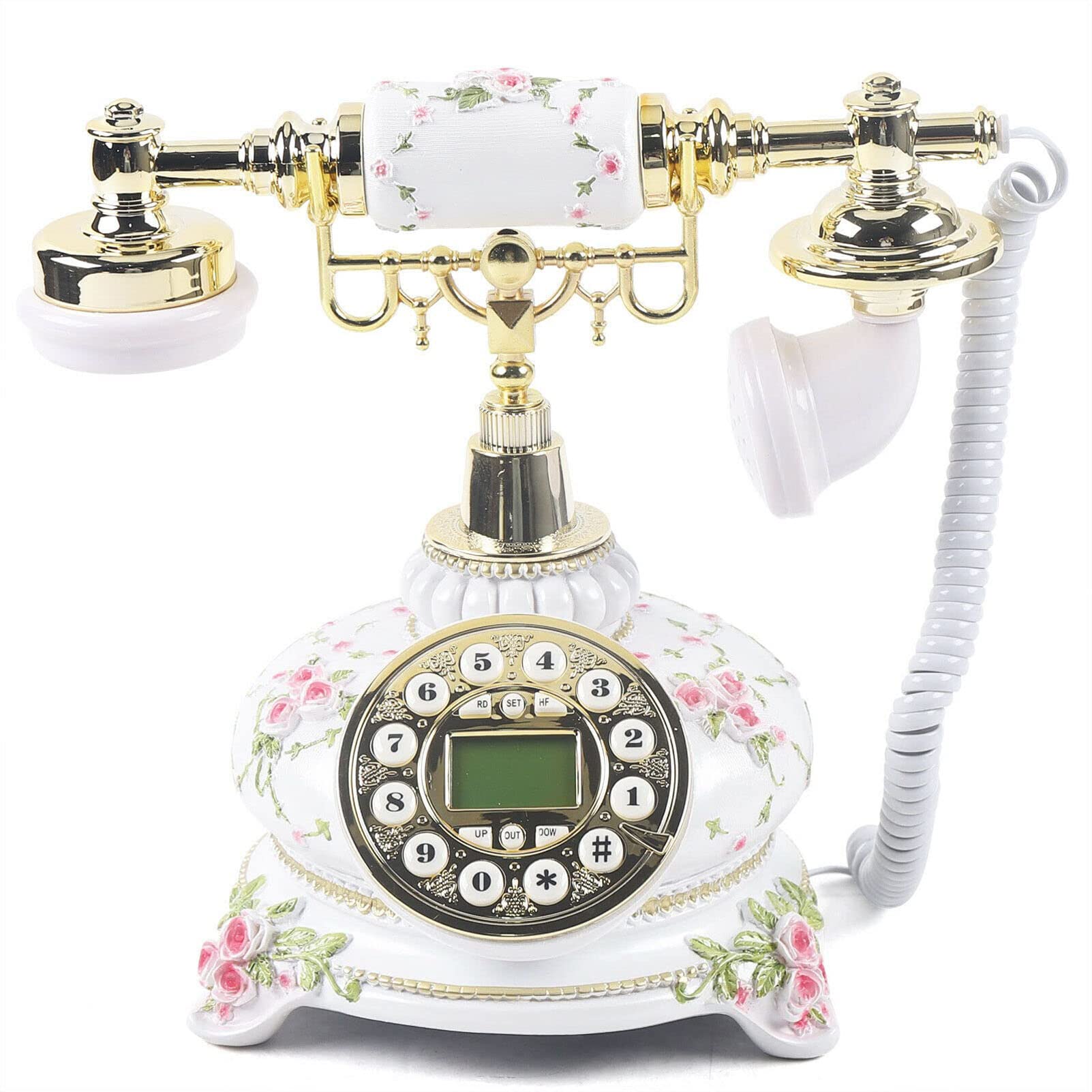 Téléphone vintage de bureau antiquité numérique de haute qualité