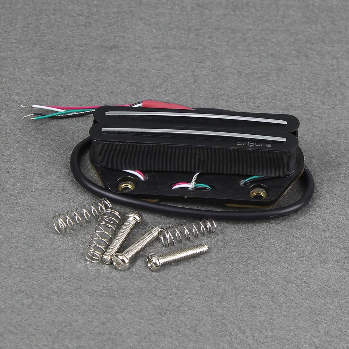 OriPure Alnico 5 Hot Dual Rail Humbucker Pickups TL Bridge Pickup 13.6K Fit TL Style Electric Guitar Part