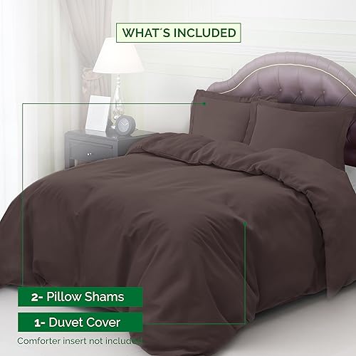 Miniatura 3 de Elegant Comfort Juego de funda de edredón de 2 piezas más suave y lujoso, calidad hotelera 1500, sedosa, suave y sin arrugas