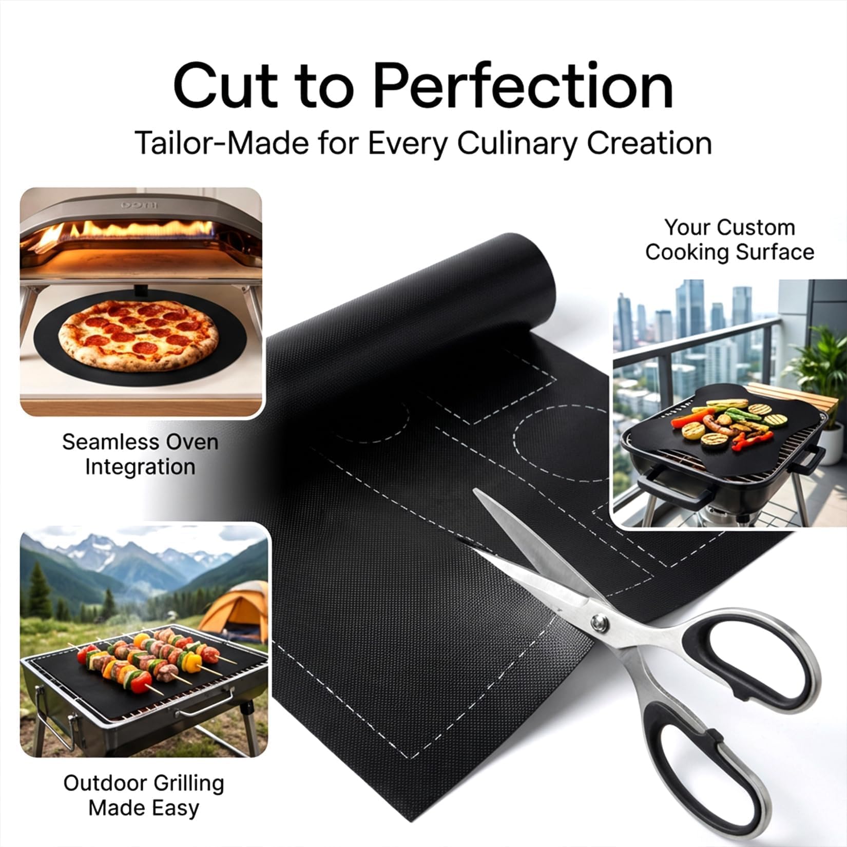 RAINFLOW Grill Mats - Nonstick BBQ Protection -5