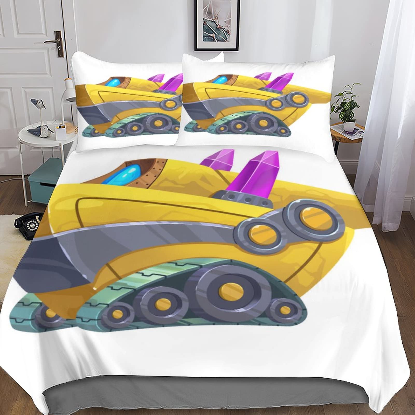 Housse de couette animation 3D pour transformer la chambre des garçons et des filles