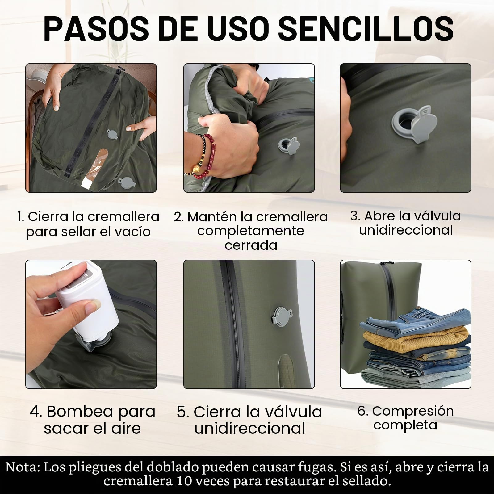 Bolsas de vacío para ropa, 20 l, juego de 2 unidades con bomba recargable de 1200 mAh, bolsas de compresión de TPU herméticas reutilizables con válvula y cremallera impermeable para maleta y mochila