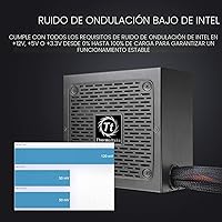 Vista 4 de Thermaltake Toughpower GX2 80+ Gold 600W SLI/Crossfire Ready Fuente de Alimentación Continua ATX 12V V2.4/EPS V2.92 No Modular de 5 Años de Garantía