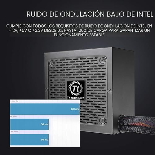 Miniatura 4 de Thermaltake Toughpower GX2 80+ Gold 600W SLICrossfire Ready Fuente de alimentación continua ATX 12V V2.4EPS V2.92 Fuente de alimentación no modular