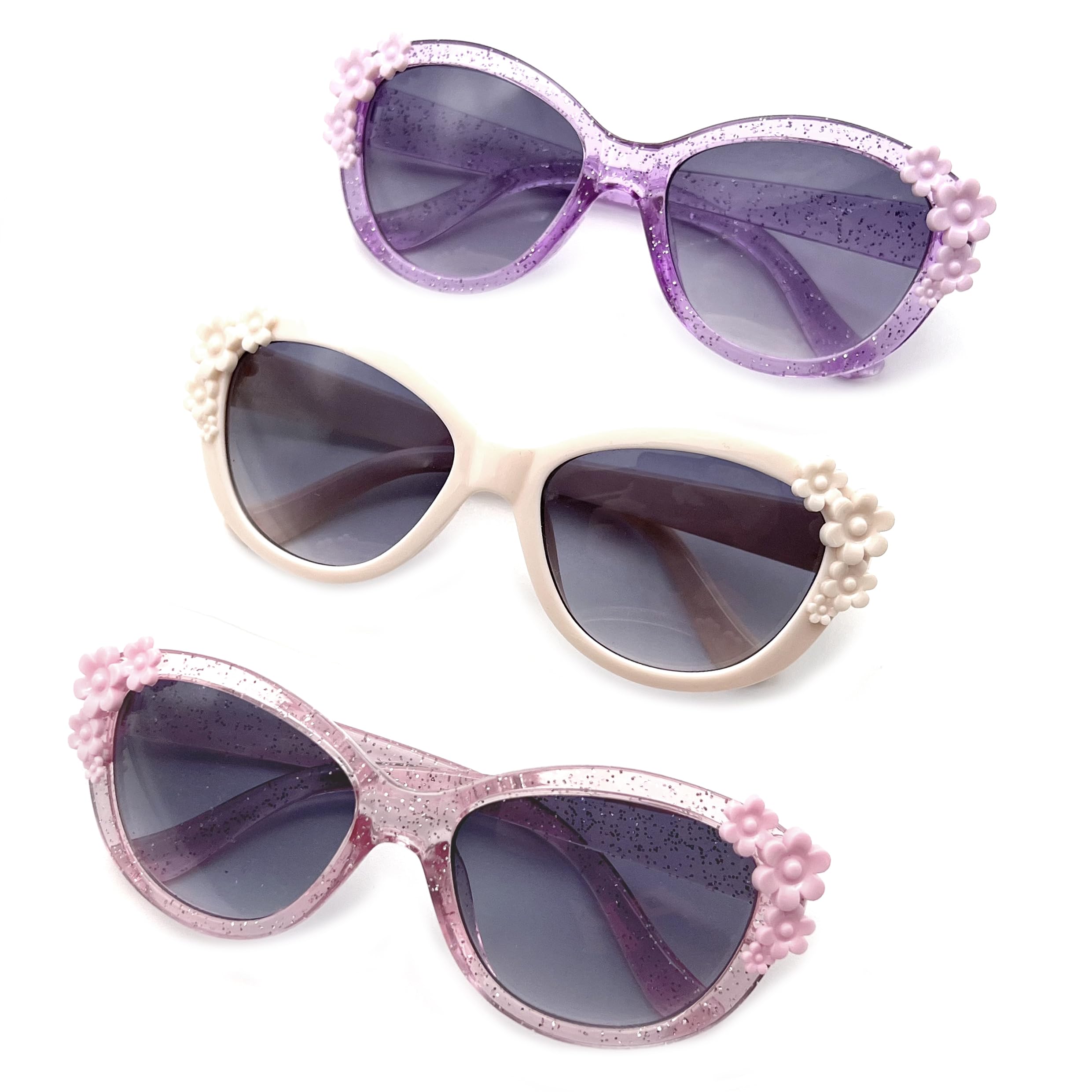 Amazon.com: XINB LOOK Kids Sunglasses Girls, Cute Flower Frame