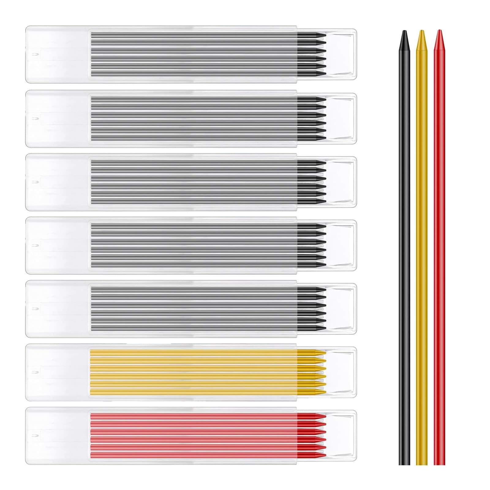 Faber Castell Navullingen Koker à 12 Potloodstiftjes – 0,35mm (HB
