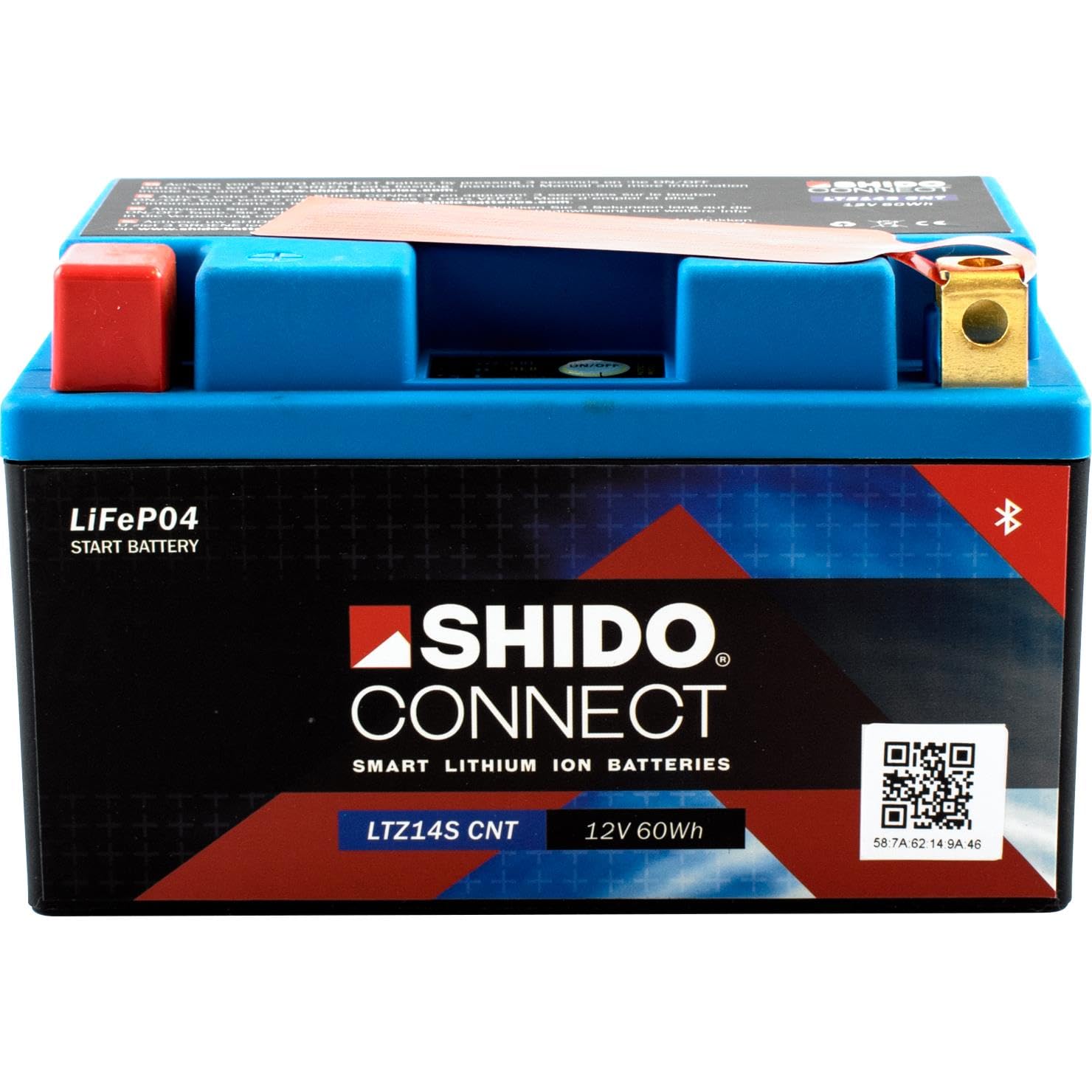 SHIDO LTZ14S LION -S- Batterie Lithium Ion Blau
