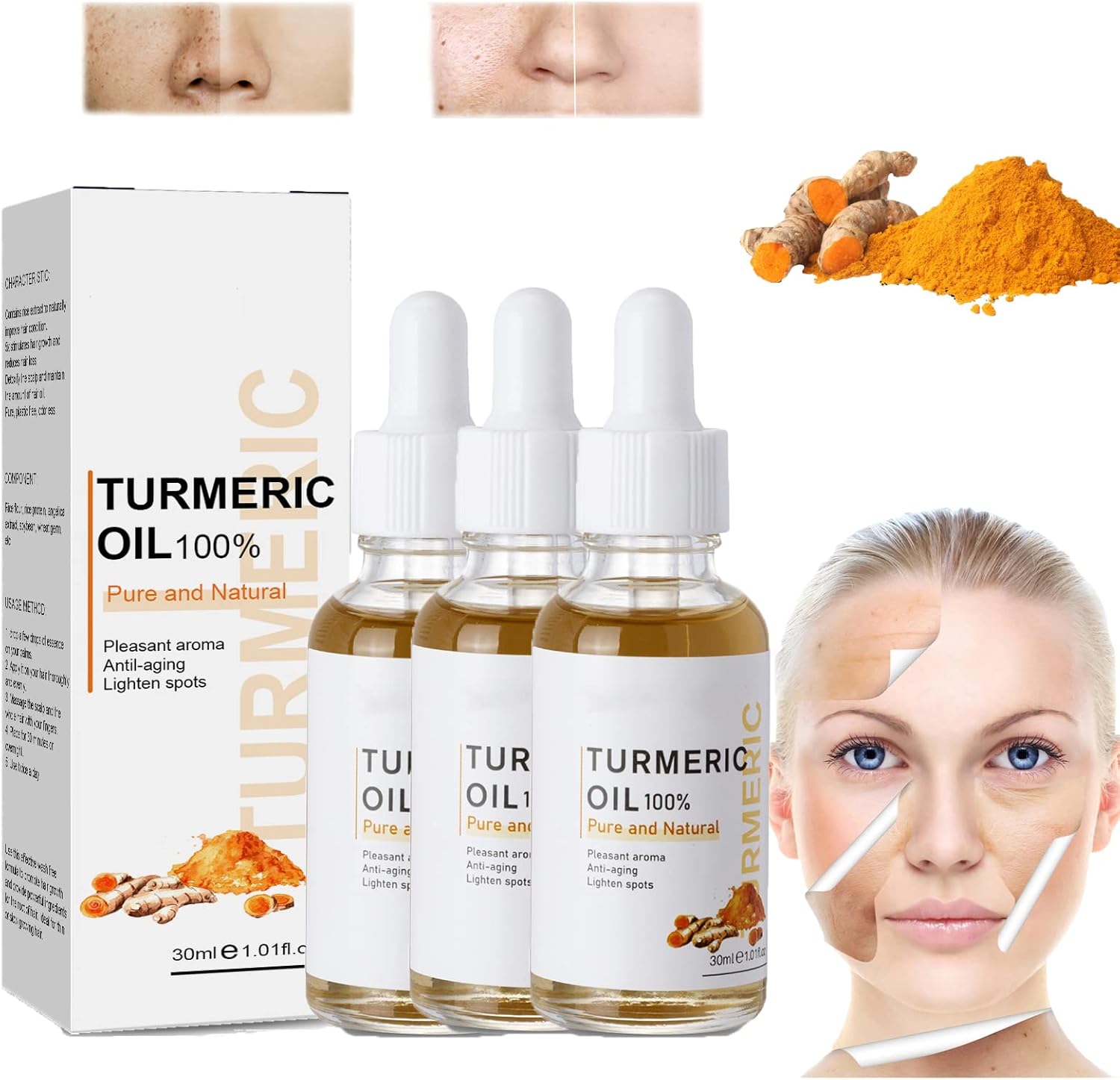 Turmeric Serum for Dark Spots, Turmeric Dark Spot Corrector Serum