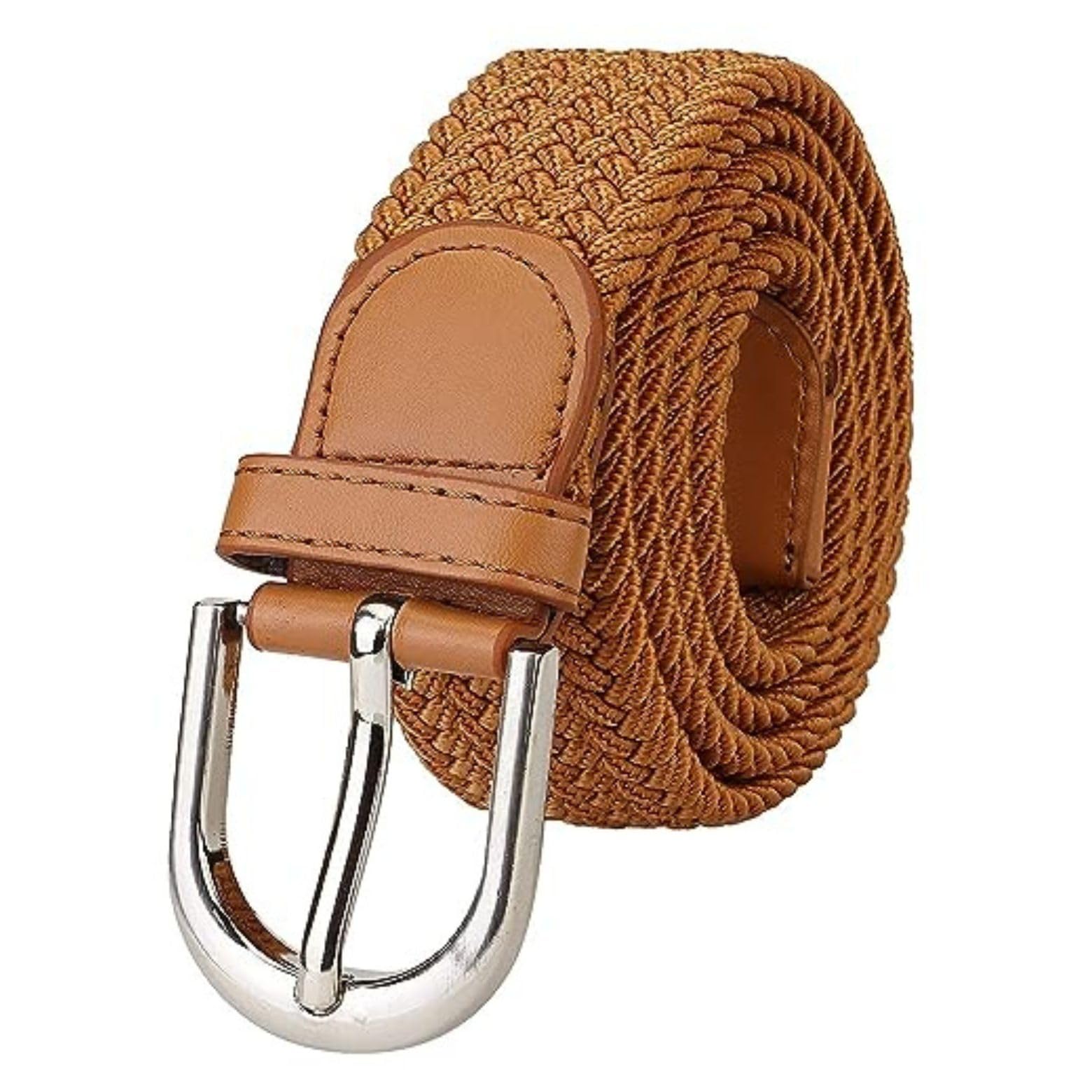 Men's Canvas Belt Elastic Fabric Woven Stretch Belt Elastic Fashion Soft Breathable Vintage Simple Decorative Woven Belt Formal & casual Wear outfits.-image-42