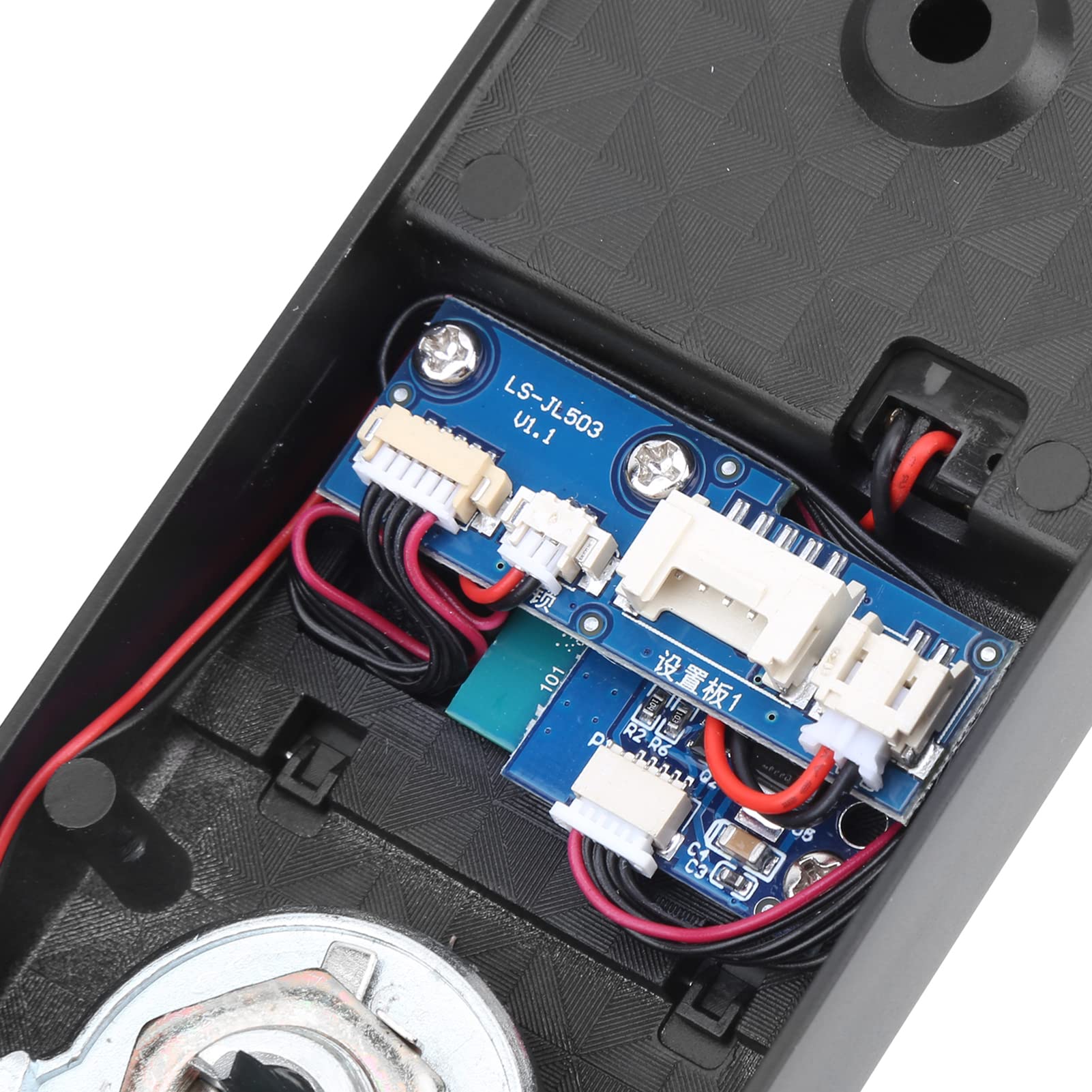 Serrure de Porte Intelligente WiFi Mot de Passe D'empreinte Digitale Carte IC Serrure de Porte électronique Navigation Vocale Intelligente Prise en des Mots de Passe, Clés