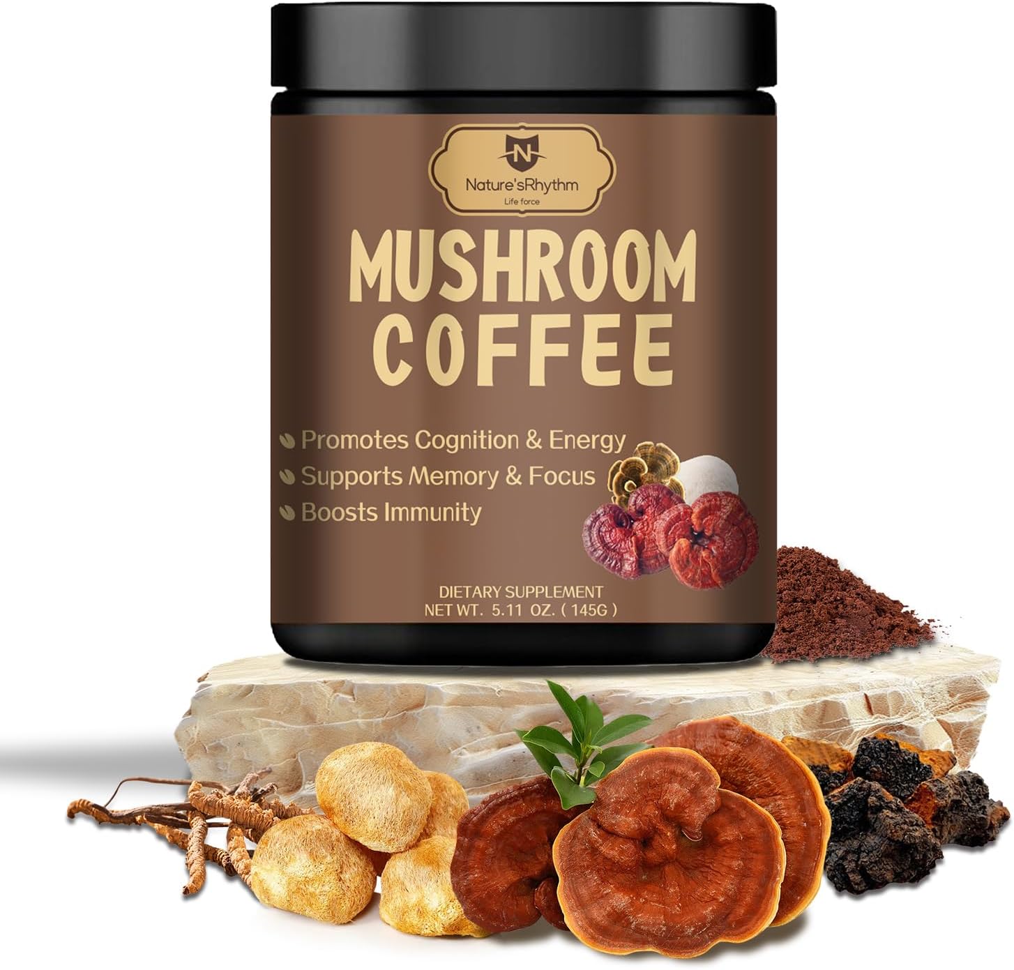 Image showcasing 5 Best Mushroom Coffees for Energy Without the Crash