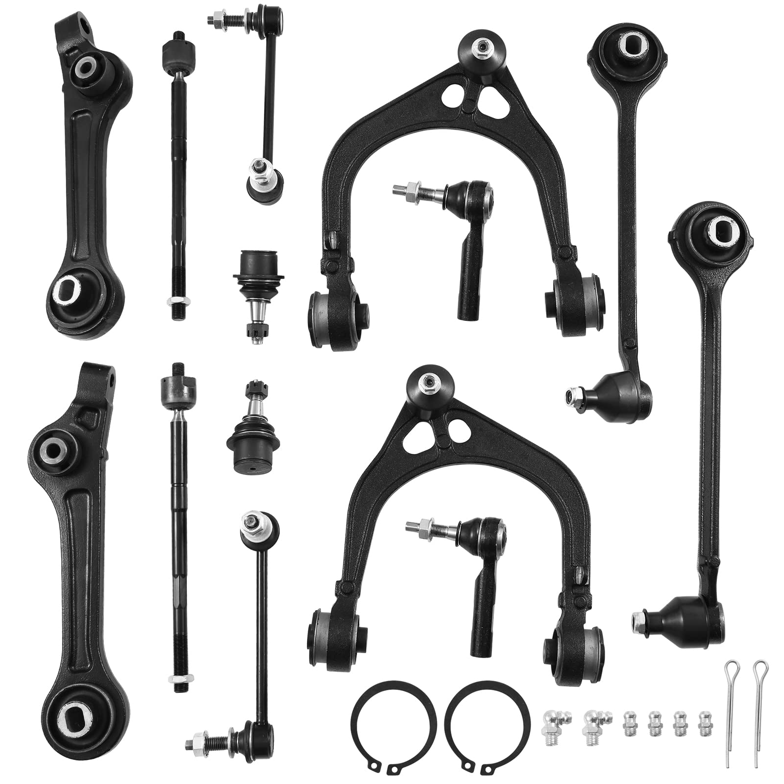 Photo 1 of AUTOSAVER88 Front Suspension Control Arm Kit Compatible with 2011-2014 Chrysler 300, Dodge Challenger, Dodge Charger -RWD Only 14PCS Kit