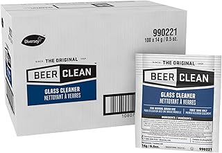 Diversey 990221 Beer Clean Glass Cleaner (0.5 Ounce, 100-Pack)