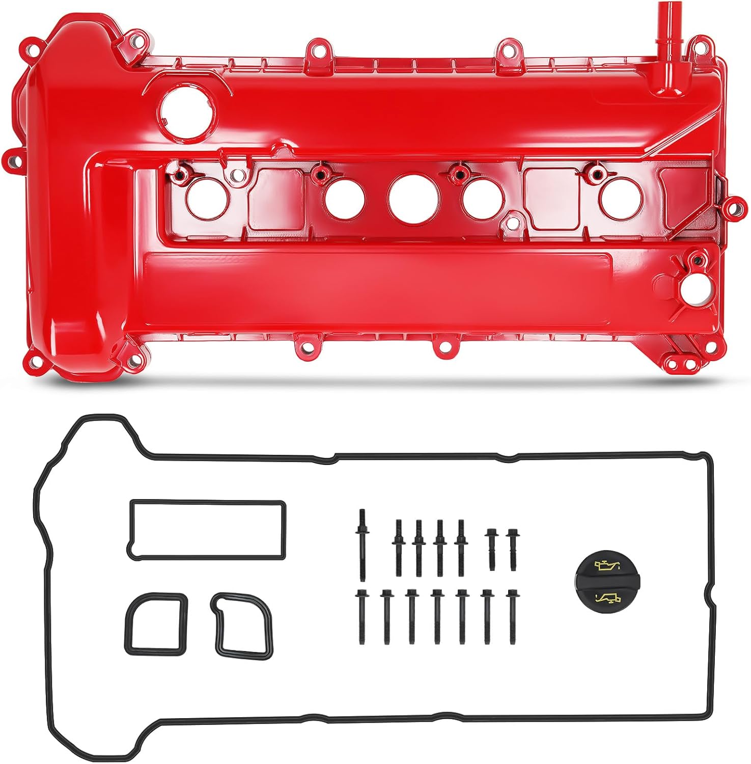 maXpeedingrods Upgraded Aluminum Engine Valve Cover for Ford Escape Focus Transit Connect for Mercury Mariner 2.0L 2.3L 2005-2013 Replacement 4S4Z6582C 4S4Z6582D