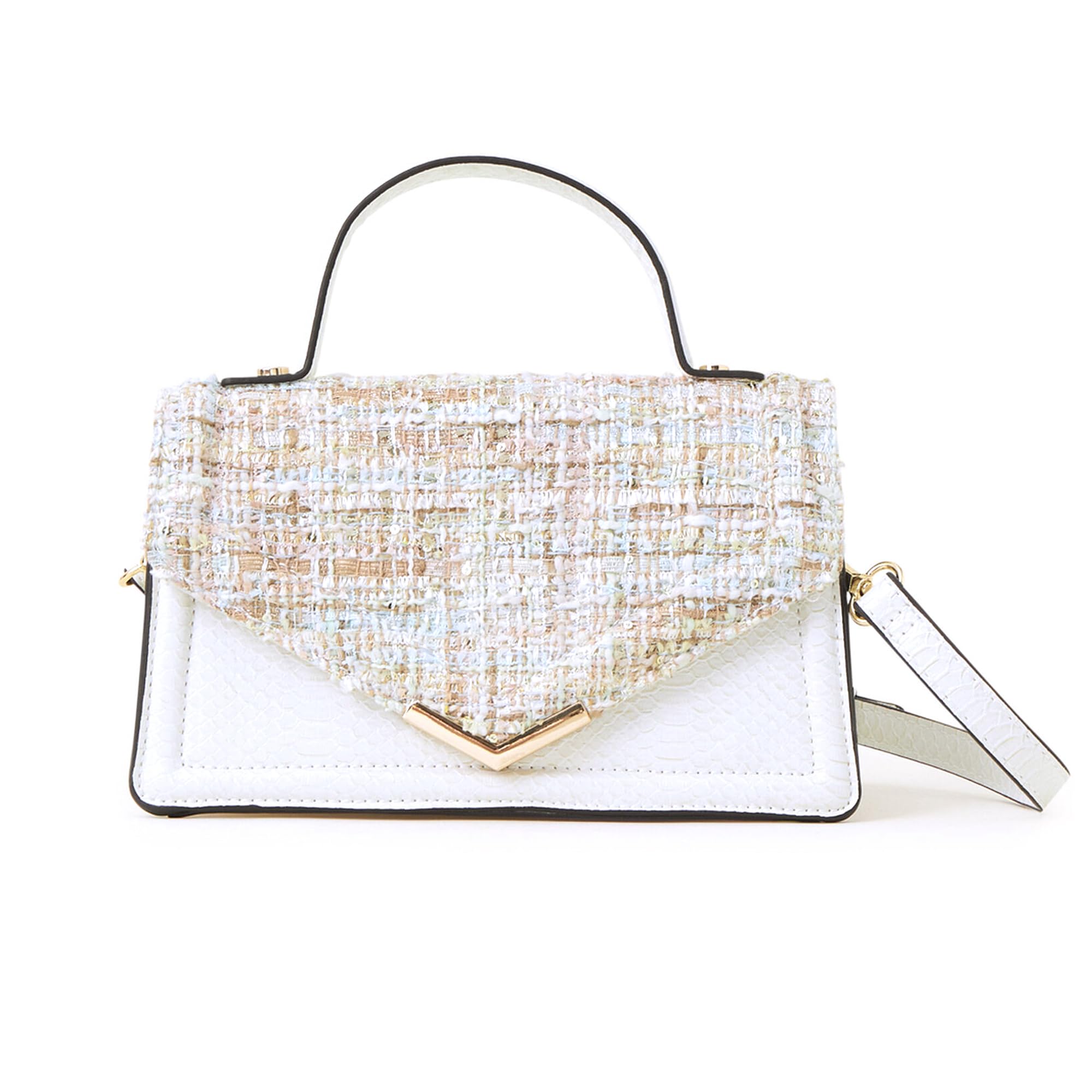 Accessorize London Womens Boucle Top Handle Sling Bag (B0CWLLY5JQ) Amazon Price History, Amazon Price Tracker