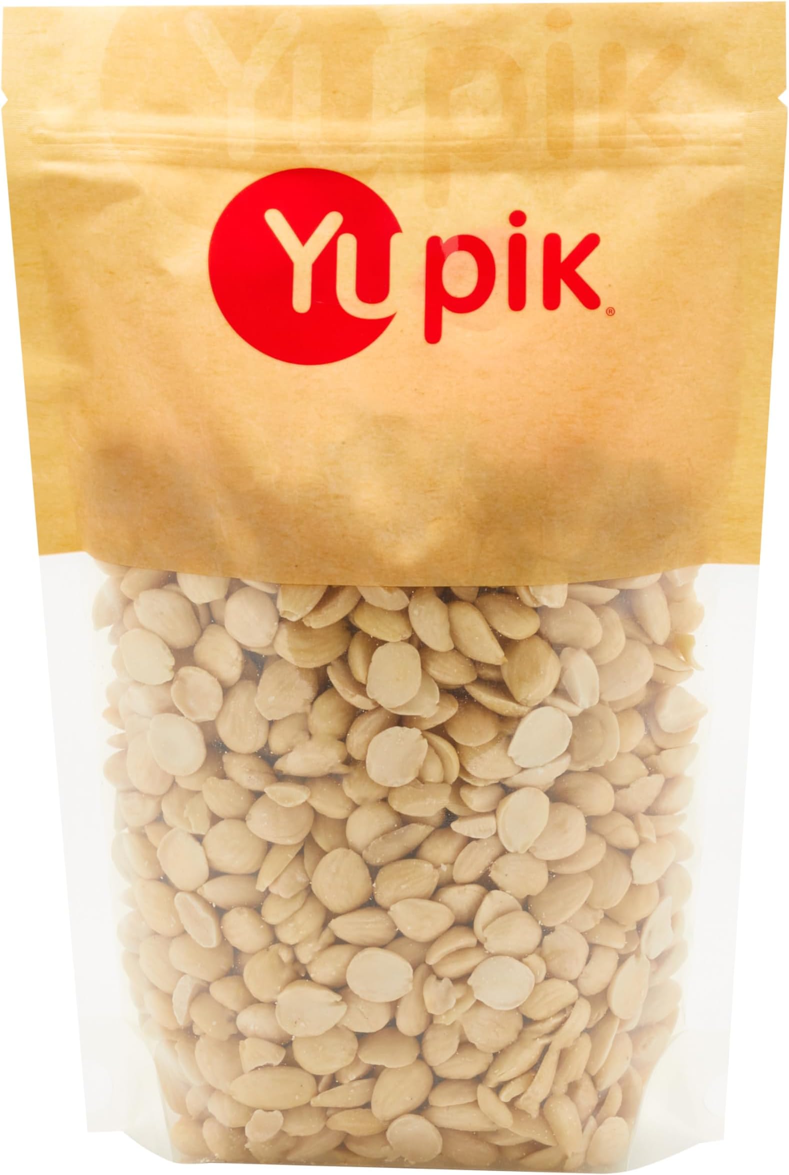 Yupik Blanched Marcona Almonds, 2.2 lb (35.2 oz), Gluten-Free, Vegan, Kosher, Oil-Free, Raw Nuts, Unsalted, Skinless, Oil-Free, Source of Fiber, Healthy Snack