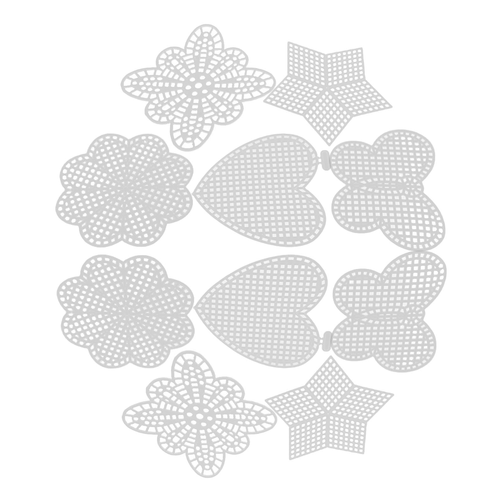 Plastic Canvas Shapes, 25-Piece Embroidery Kit