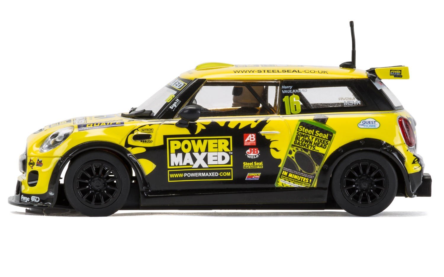 Scalextric C3742 BMW Mini Cooper F56 Power Maxed Challenge 2015