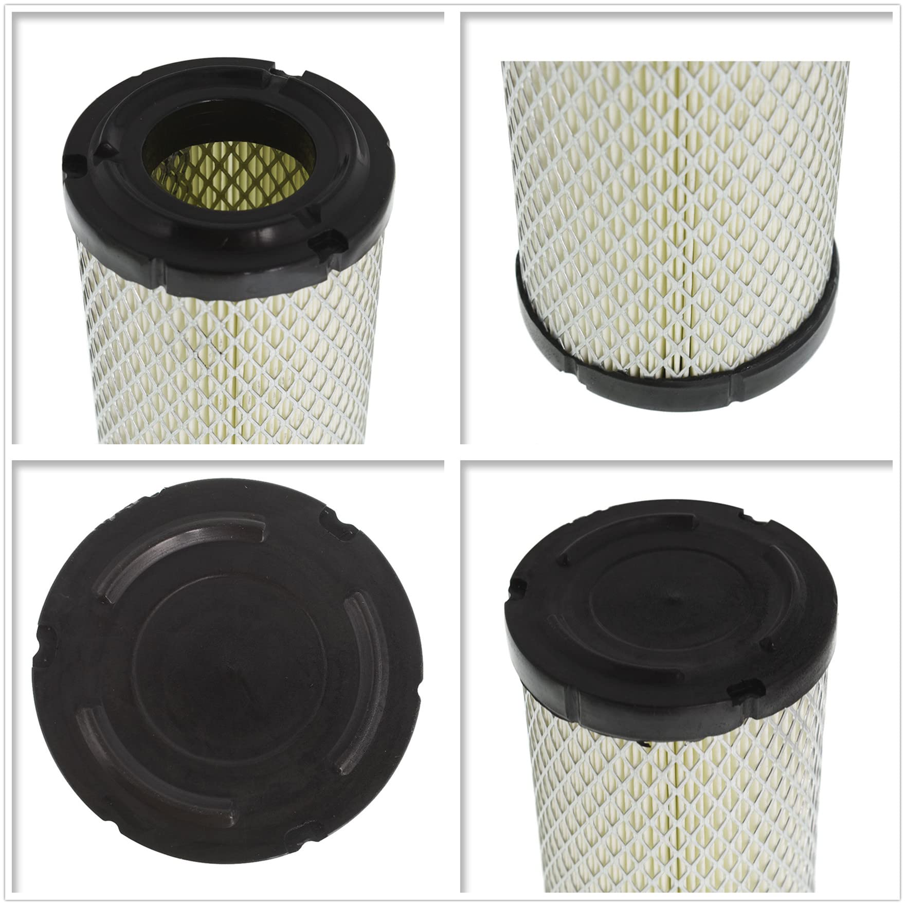 waltyotur 6 Pcs Air Filter 4163715 11013-1290 25 083 02-S 1G659-11222 Replacement for Kubota Bobcat Kawasaki Kohler
