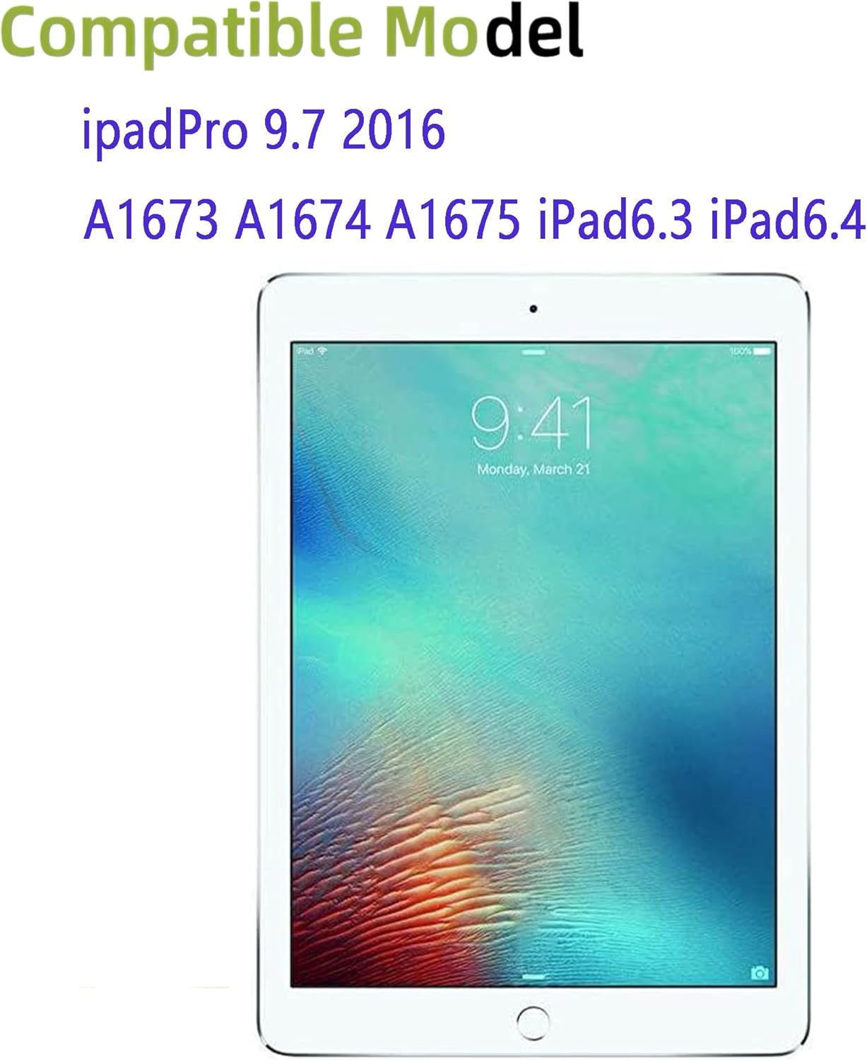 A1664 Rechargeable Battery Compatible with ipad Pro 9.7 2016, A1673 A1674 A1675 iPad6.3 iPad6.4 with Tools