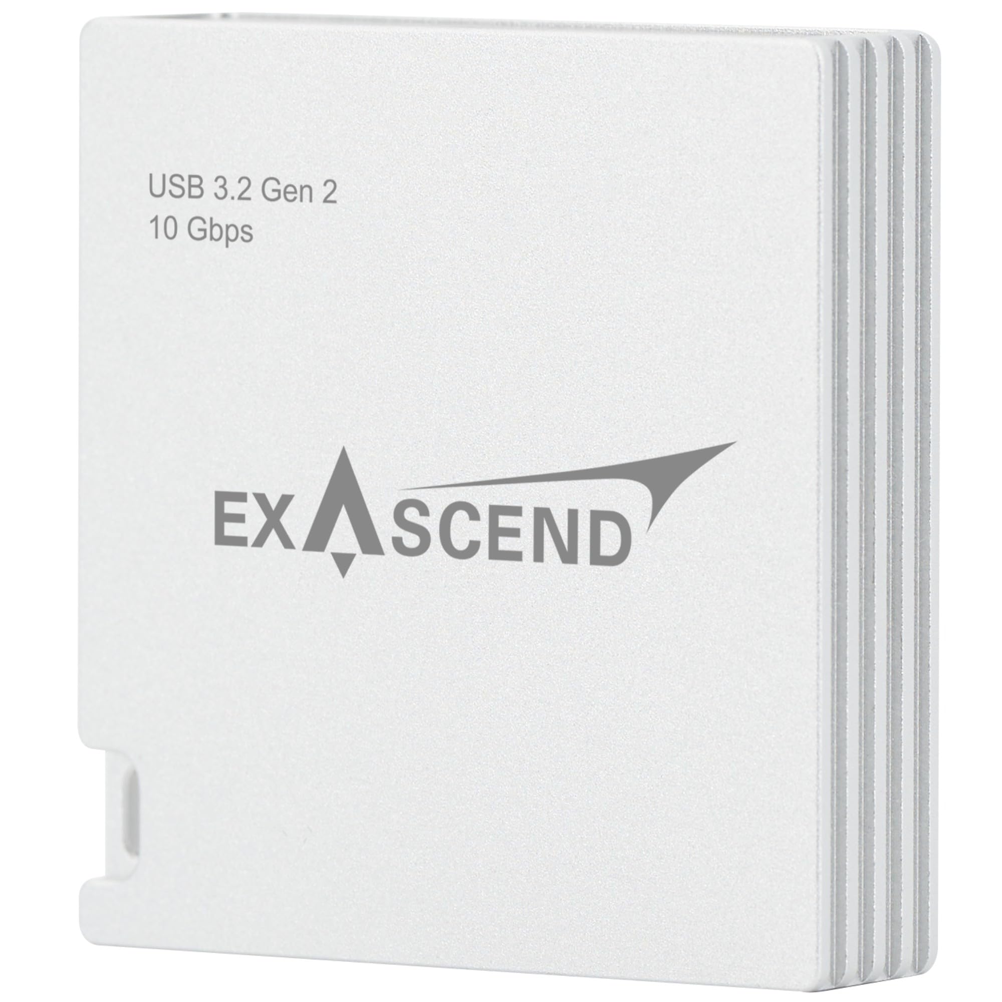 Exascend 4 en 1 CFexpress/SD/SD Express/microSD Multi Card Reader, 10Gbps, USB-C, MagSafe para montar en teléfono y PC
