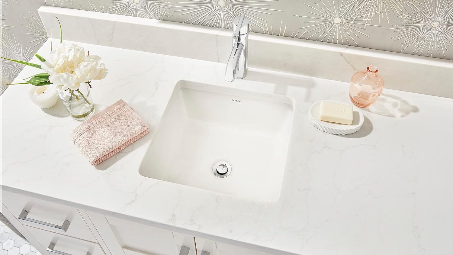 Parma 1H Lavatory Faucet w/Metal Pop-Up Drain & Optional Deck Plate Included 1.2gpm, Chrome