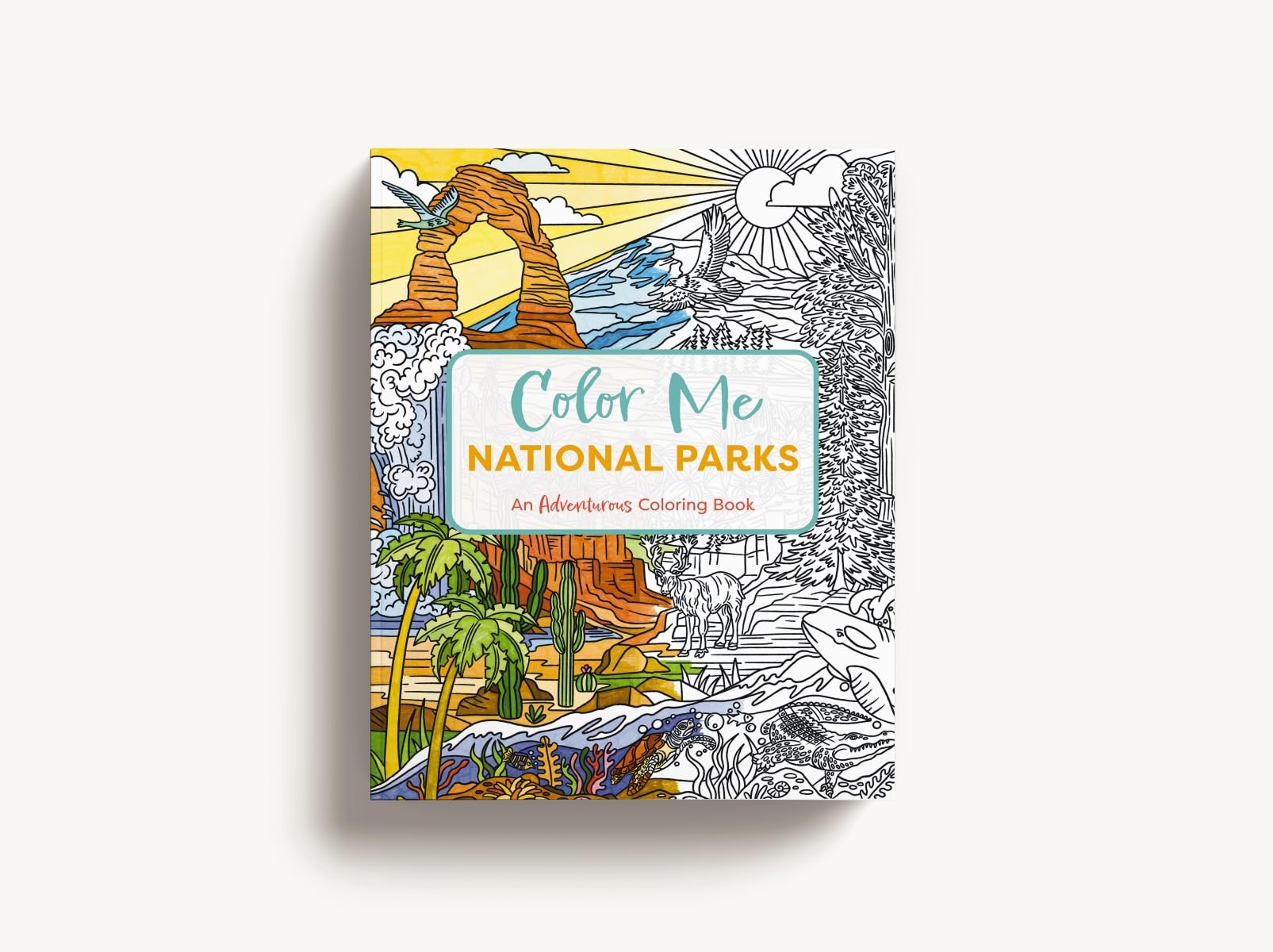 Color Me National Parks: An Adventurous Coloring Book (Color Me Coloring Books) - Image 3