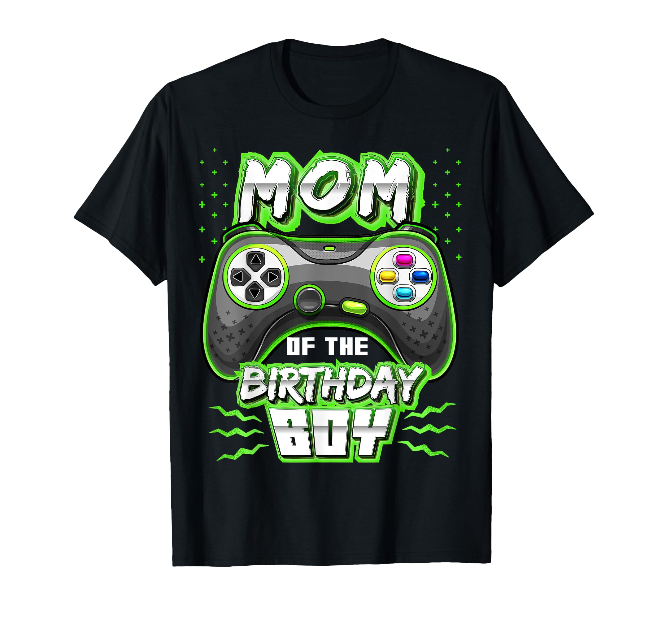 Mom of the Birthday Boy Matching Video Gamer Birthday Party T-Shirt