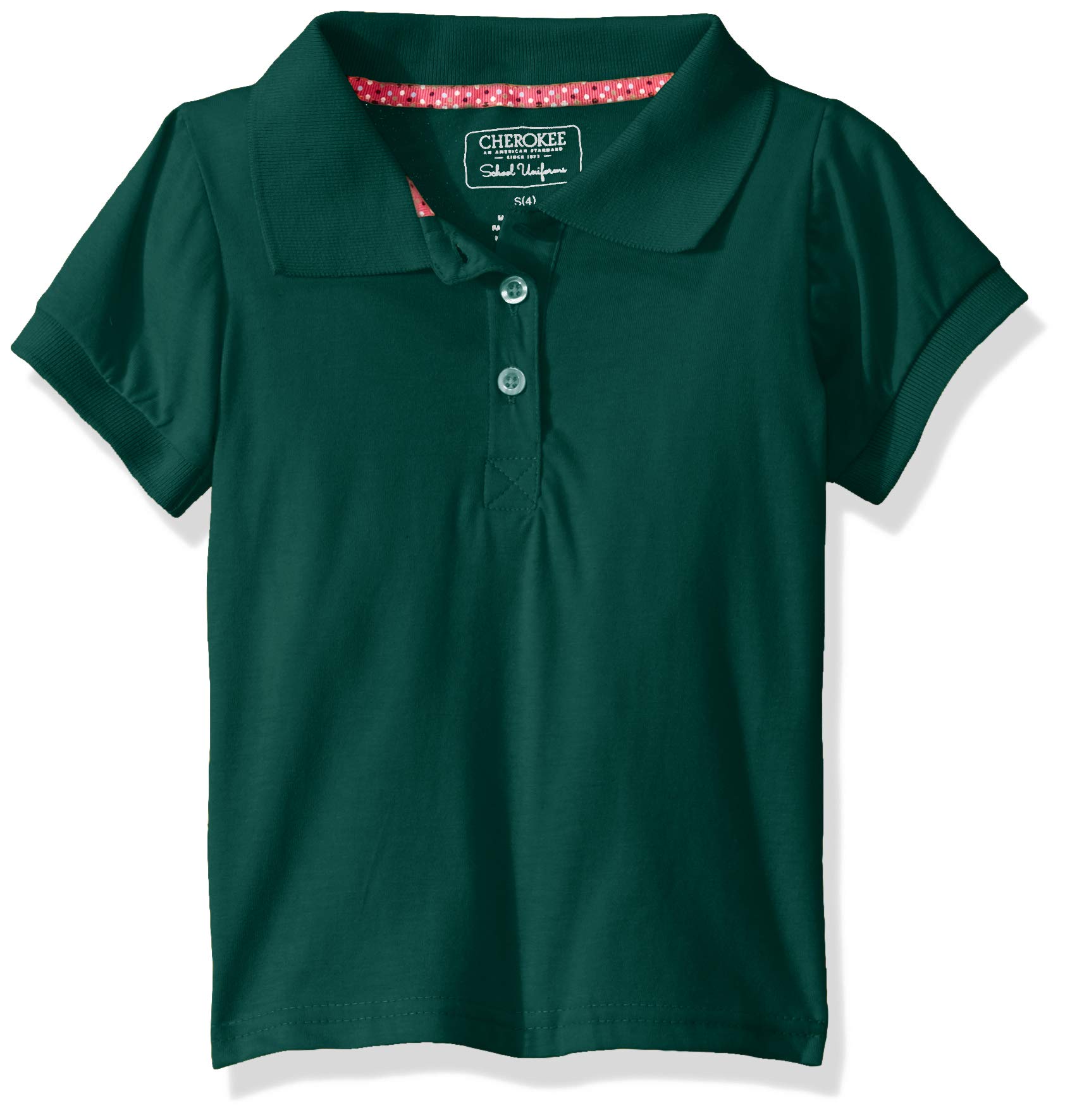 Cherokee Girls' Essential Jersey Top with Rib Collar and Cuffs