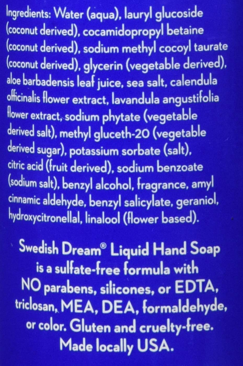 Swedish Dreams Sea Salt Liquid Hand Soap