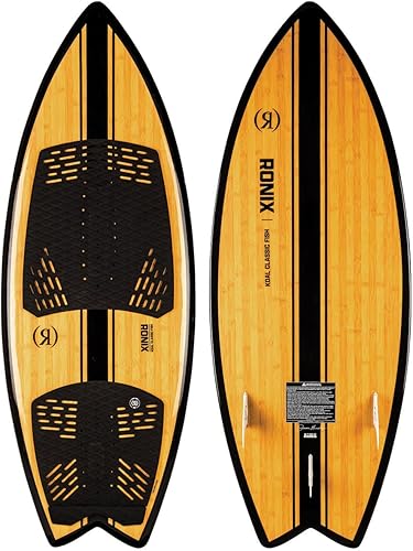 Ronix Koal Classic - WakeSurf Fish - Negro brillante  Bambú