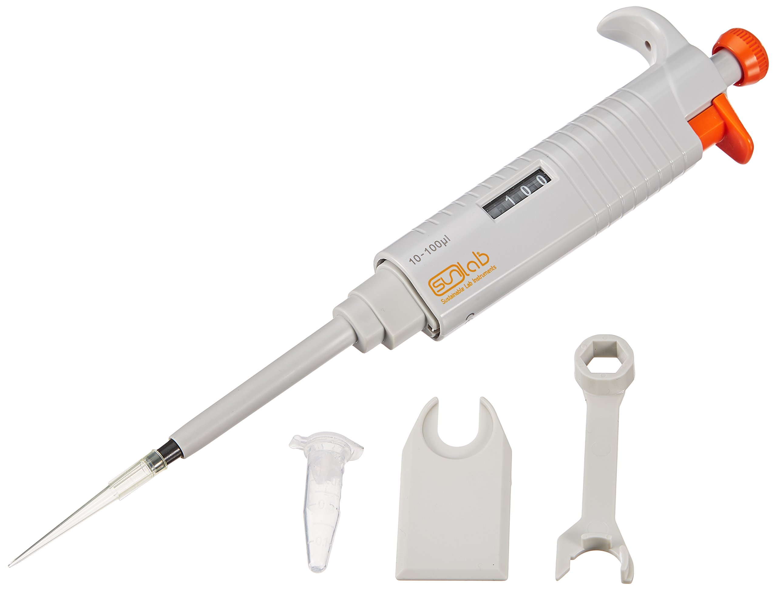 neoLabD-8704 Sunlab Micro-Litre Pipette SU1704, 10 µL-100 µL, Autoclavable