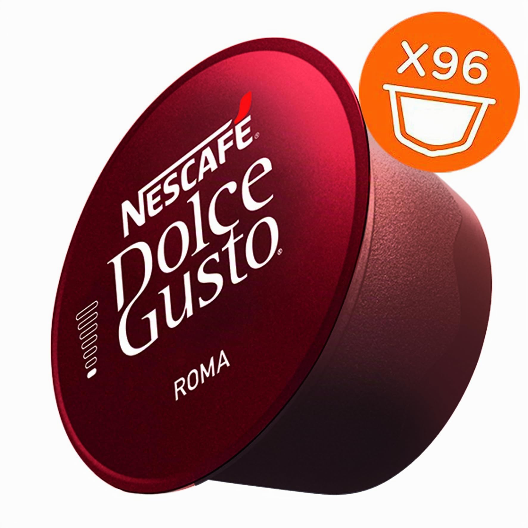 Nescafé Dolce Gusto - Café Espresso Roma, 6 paquetes de 16 cápsulas (96 cápsulas)