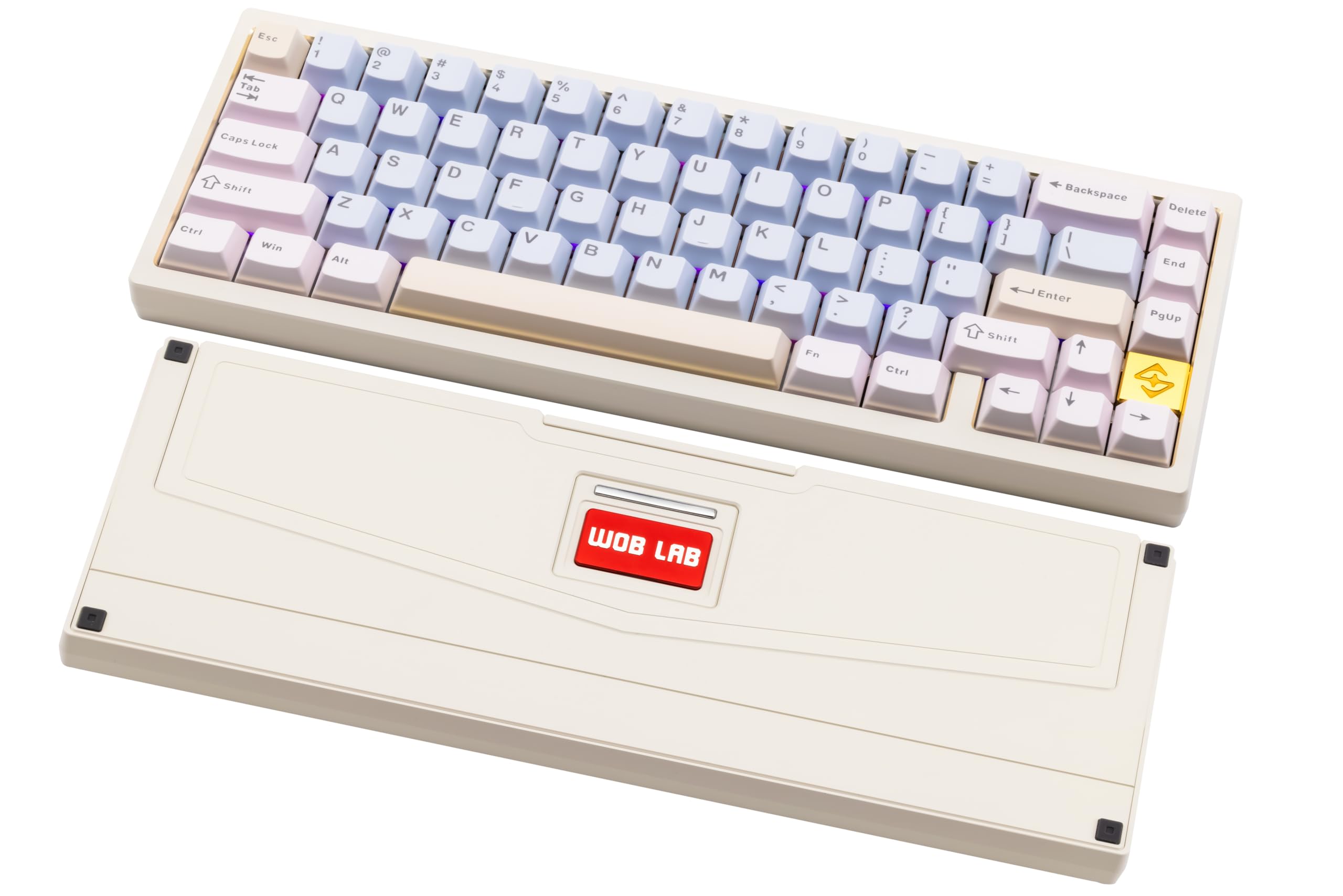 CutiePcs WOBKEY ZEN 65 Wired Mechanical Keyboard, Quick Release
