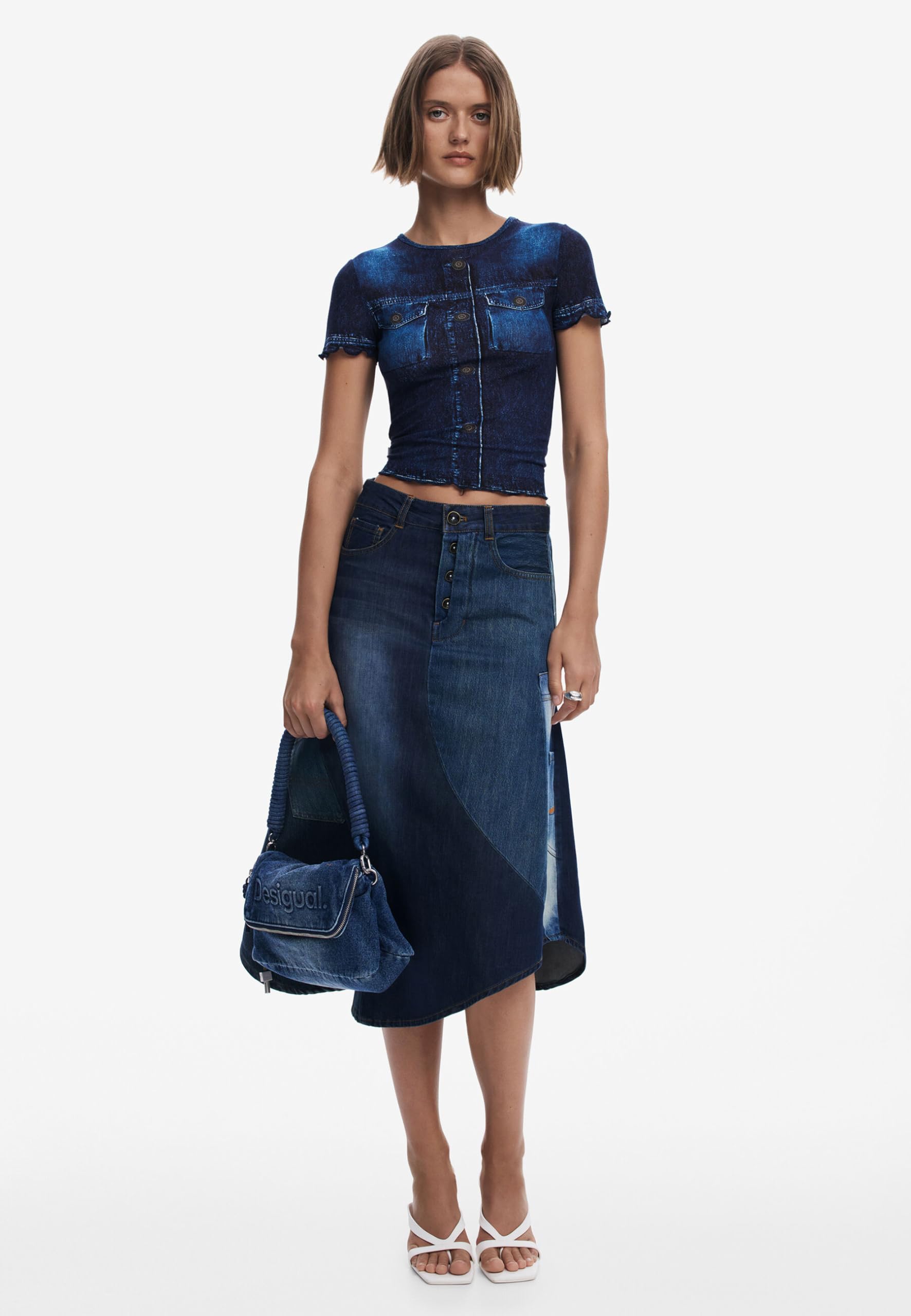 Desigual Damen 25swfdx0 Rock (1er Pack)