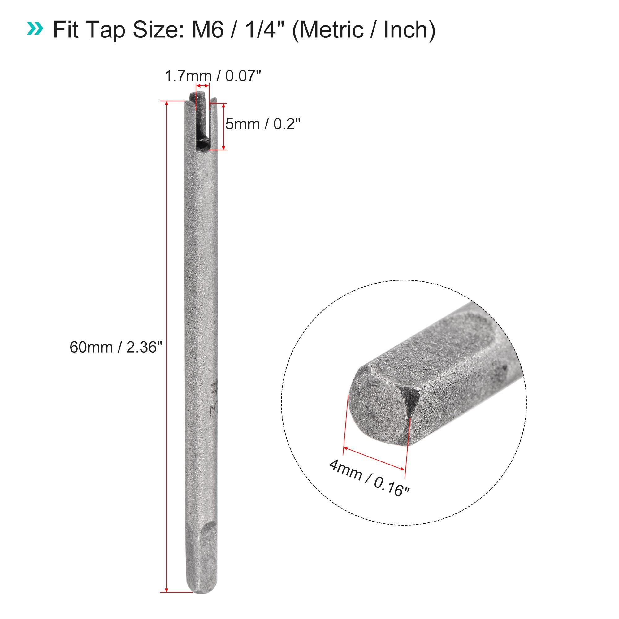 Sourcing Map Bohrer Für Schlüsselschneidemaschine – 1,5 Mm X 6 Mm, 4-flutig, HSS, Titanbeschichtet