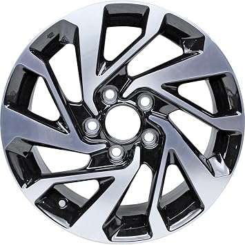 Partsynergy Replacement For New 16 Inch Aluminum Wheel Rim Fits 2016-2020 Honda Civic 5 Lug 114.3mm 10 Spokes 16x7 inch
