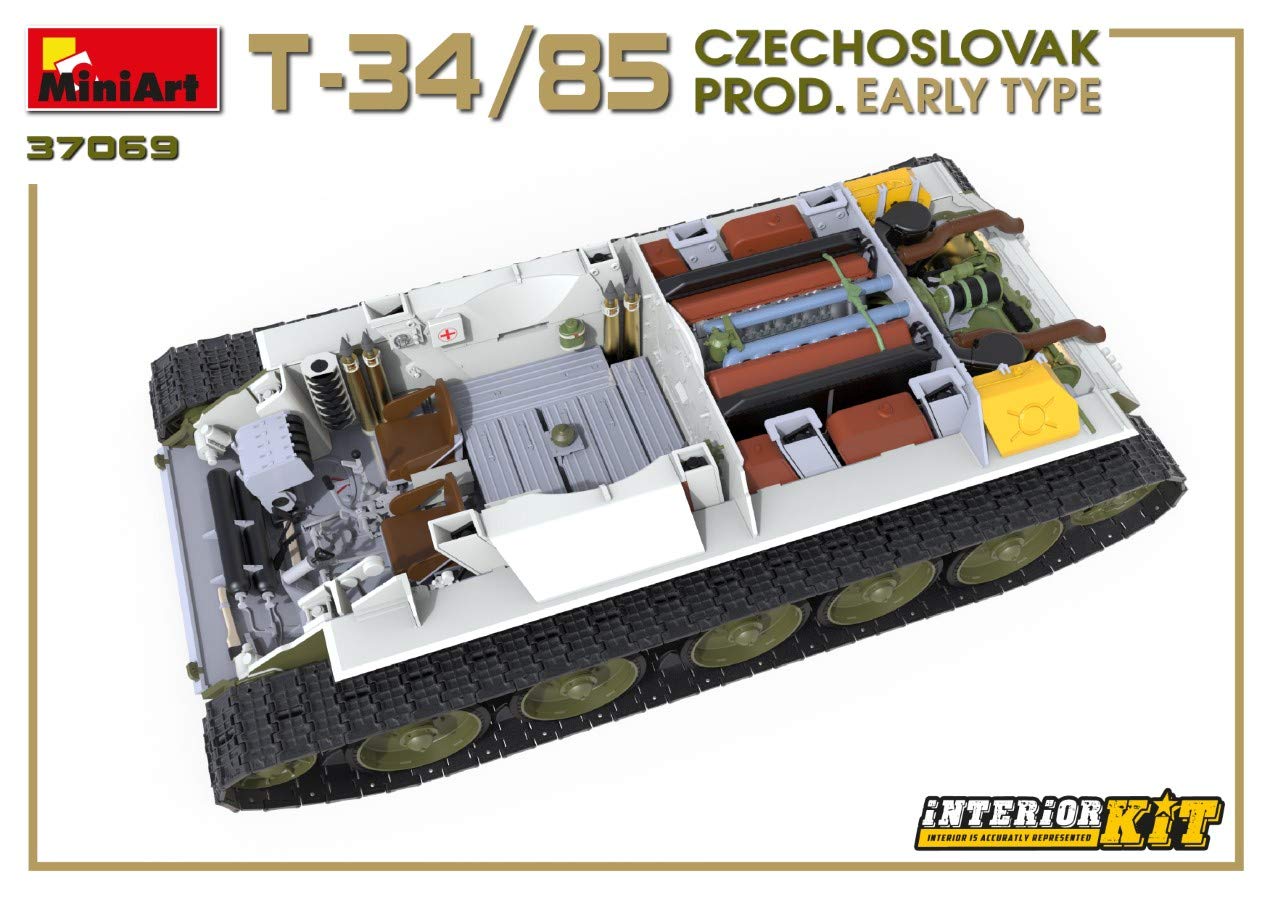 Amazon | ミニアート 1/35 T-34/85 チェコスロバキア製初期型 フル