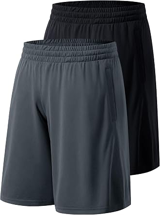 Men's Athletic Shorts with Pockets Activewear Workout