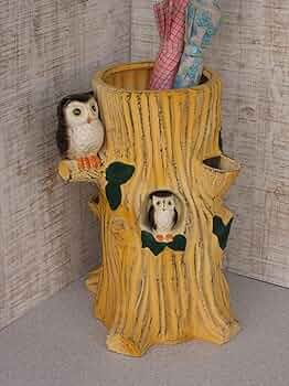 可愛い 鉄のフクロウの傘立て。作家さんのオーダーメイド1点物希少品 可愛い 鉄のフクロウの傘立て。作家さんのオーダーメイド1点物