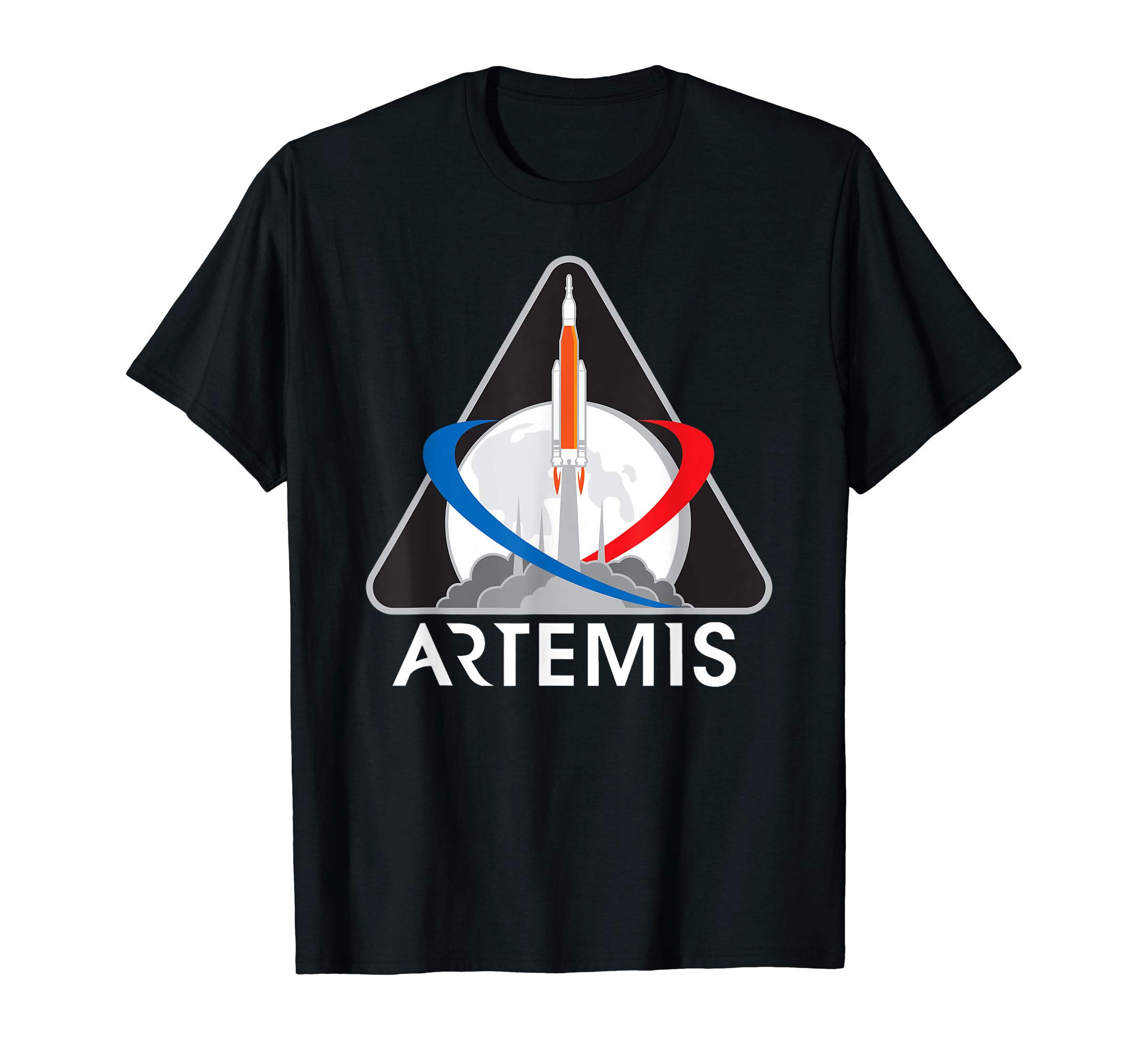 Artemis Mission One Mission Patch Apparel + giftsArtemis Mission One Astronaut Patch T-ShirtOEKO-TEX STANDARD 100