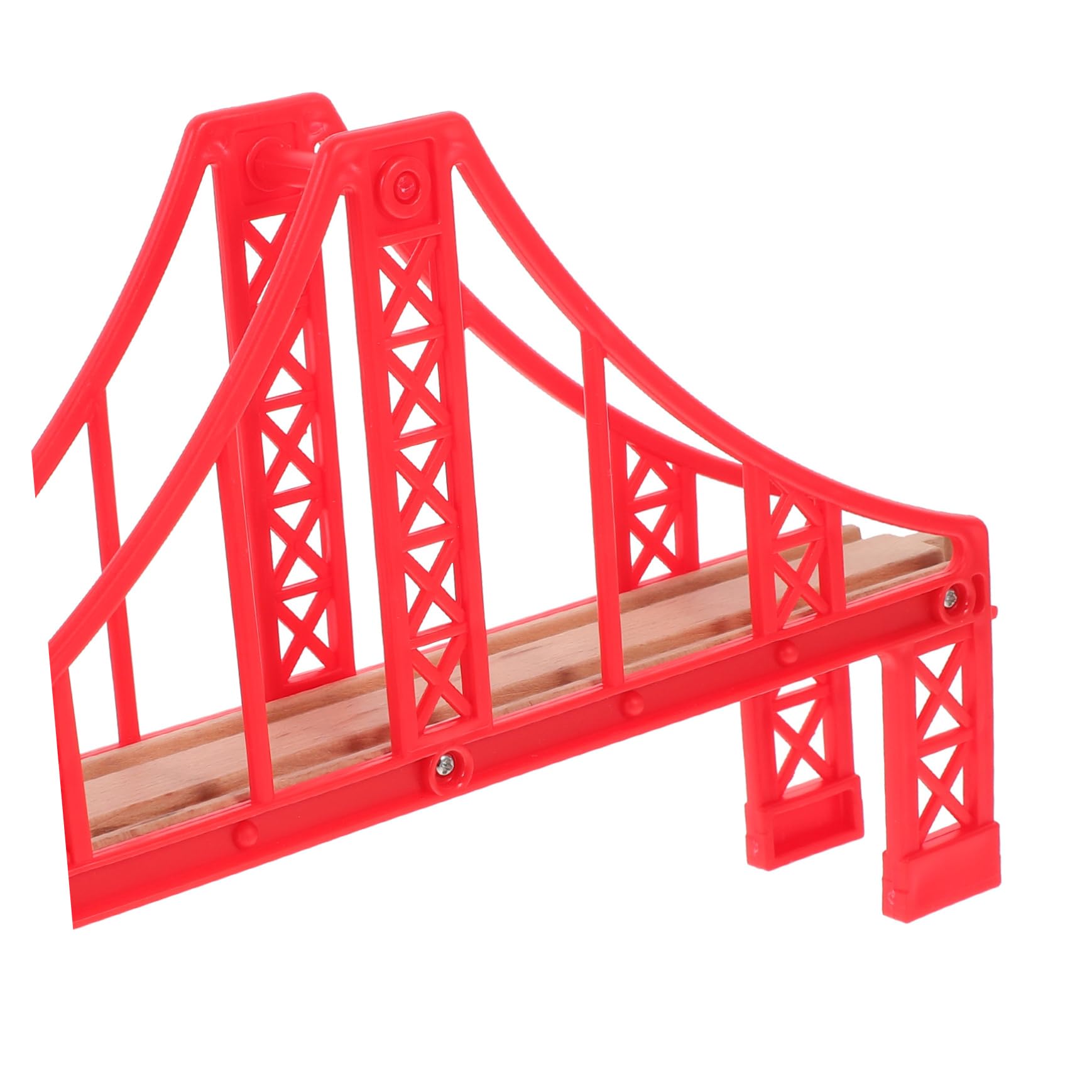NAMOARLY Assembled Train Bridge Train Railway Bridge Model Sturdy Safe for Boys and Girls
