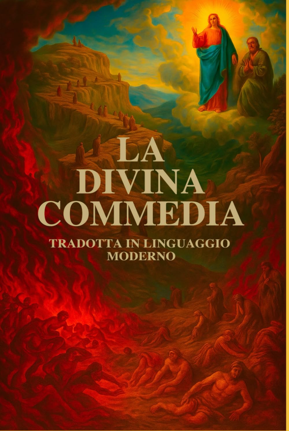 La Divina Commedia di Dante Alighieri: Versione Moderna – Inferno, Purgatorio e Paradiso